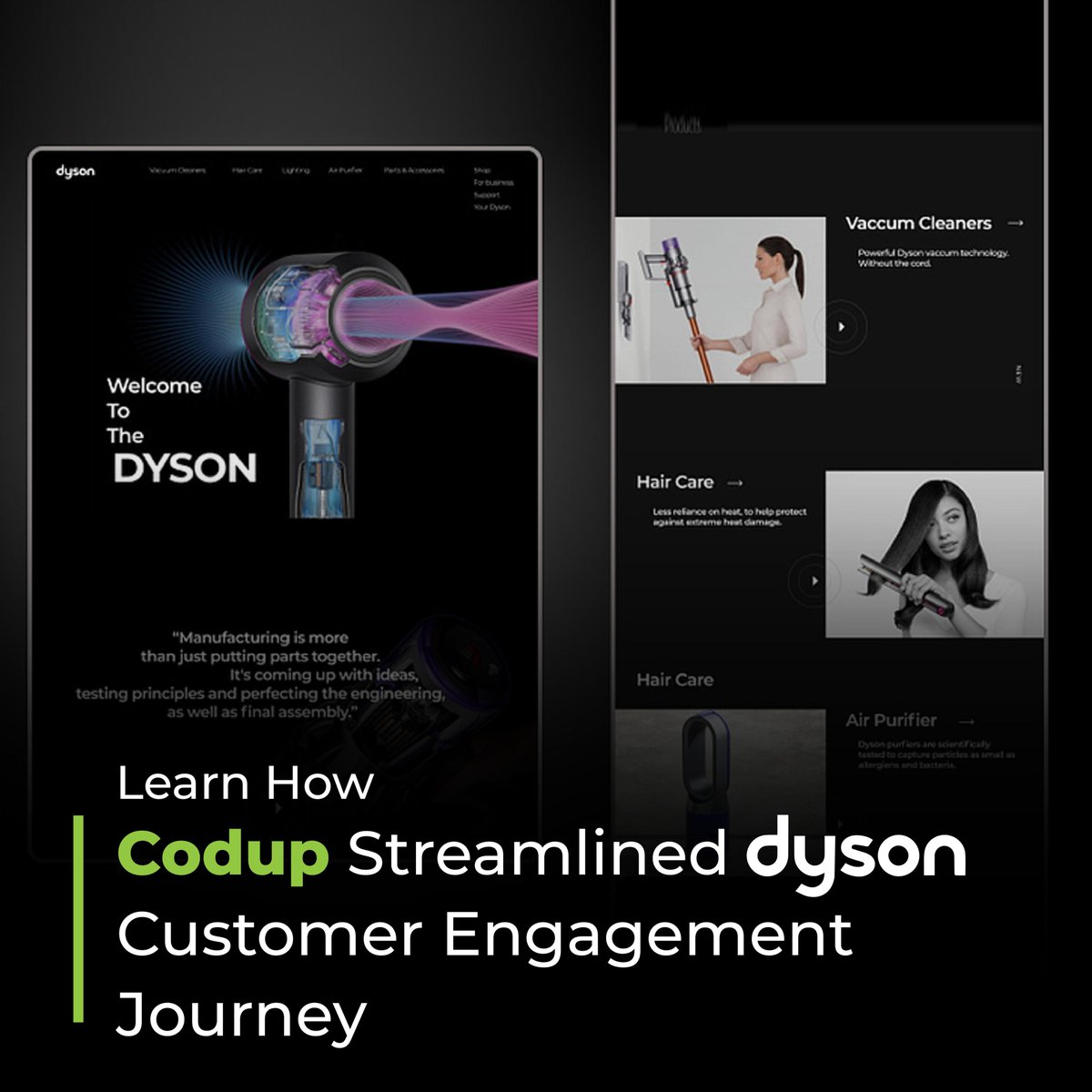 Our custom solutions for Freshdesk and Freshsales enabled <a href="/Dyson/">Dyson</a> to implement intuitive mobile CSAT surveys via SMS, streamlining their customer feedback process.

Click to see how we played a part in this transformative journey! codup.co/portfolio/dyso…