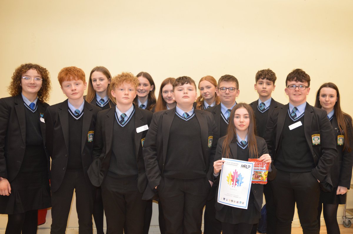 Well done to our Year 9 pupils who took part in a Shared Education Public Speaking Event held in Sperrin Integrated College. Also thanks to our two sixth form pupils and Mrs. Hamill who assisted at this event.