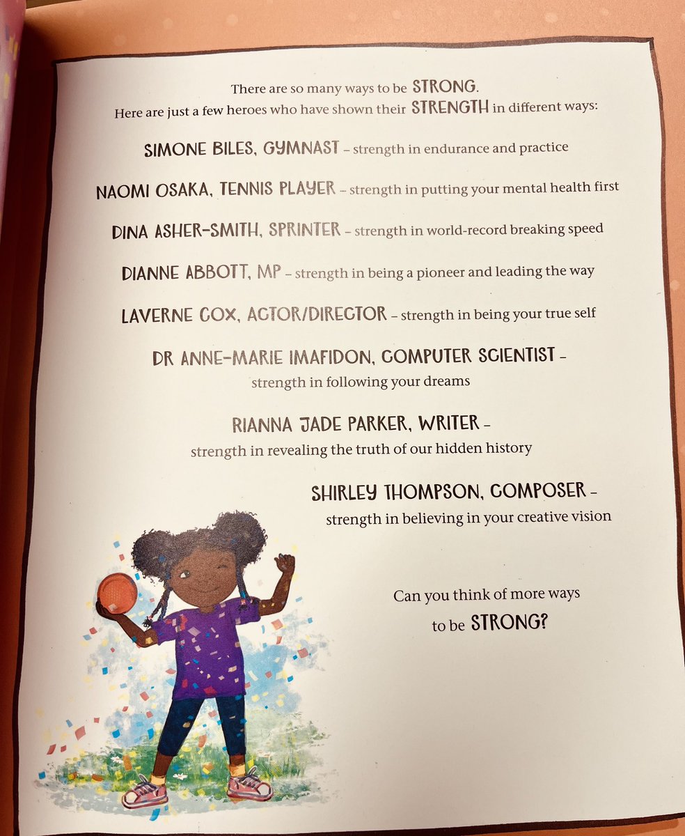 RPPS_Library's tweet photo. I’ll be reading #StrongLikeMe by @kelechnekoff &amp; Michaela Dias-Hayes to our @RPPSlondon pupils today ✨ Thank you @PuffinBooks - I love it. “This inspirational story sets out to help children discover their power, champion themselves &amp; be unapologetically secure in who they are”. https://t.co/zJnDbr7Dvs
