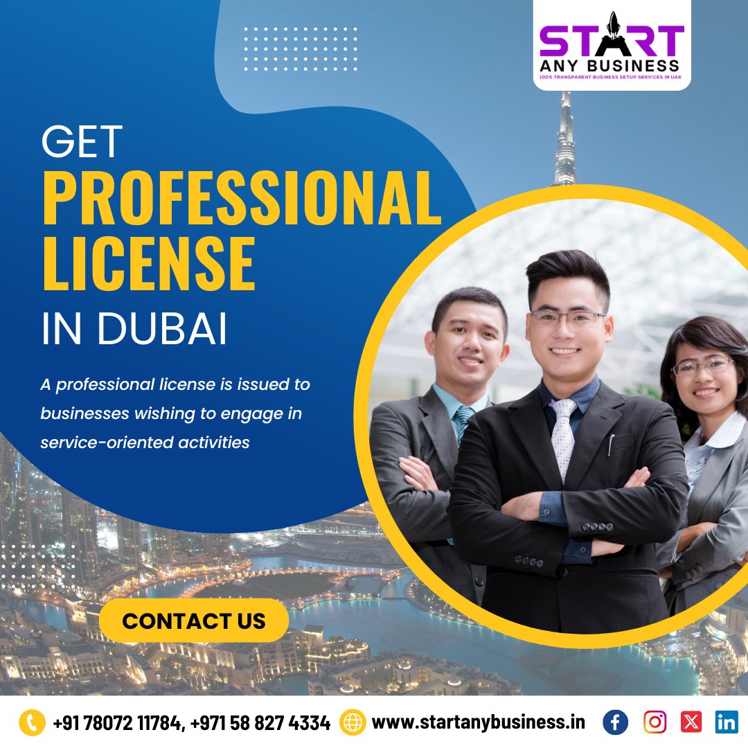 sabindiaoficial's tweet photo. Unlock your professional potential in Dubai! Secure your professional license today and embark on a journey of success in the vibrant business landscape of the UAE.

🌐 https://t.co/29AGH7OMKP

#sabindiaofficial #professionallicense #business #dubaibusiness #licensesuccess #dubai https://t.co/zN2tGe9wSy