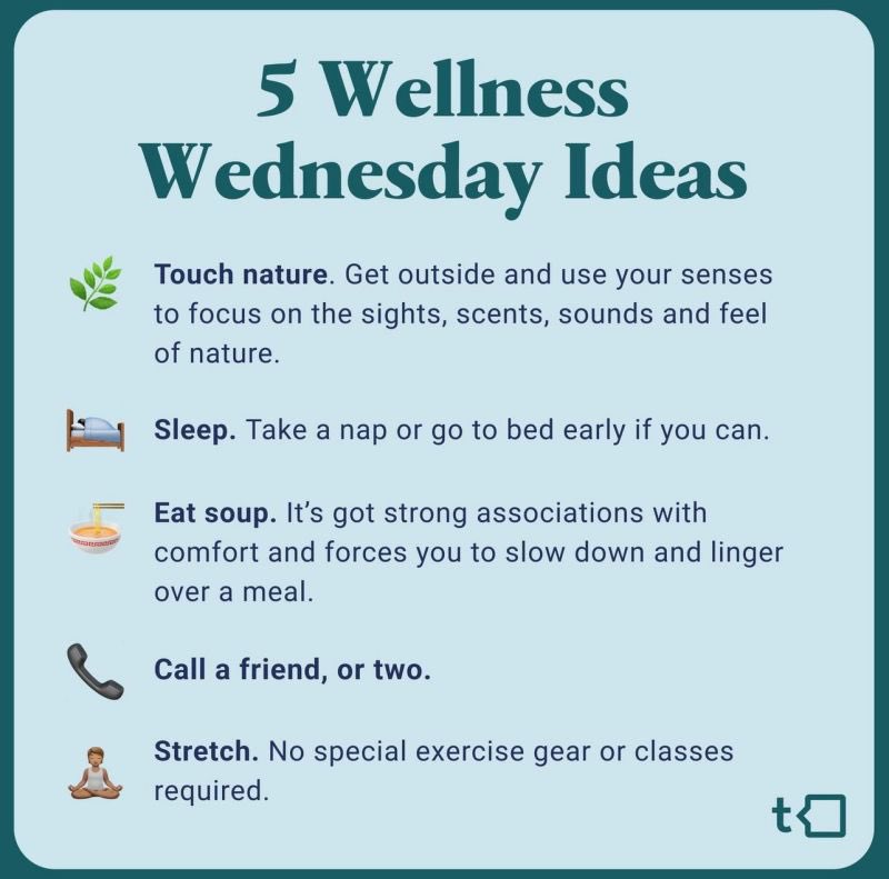 #WellnessWednesdayEd Simple practices that can help us experience wellness as part of our daily journey…