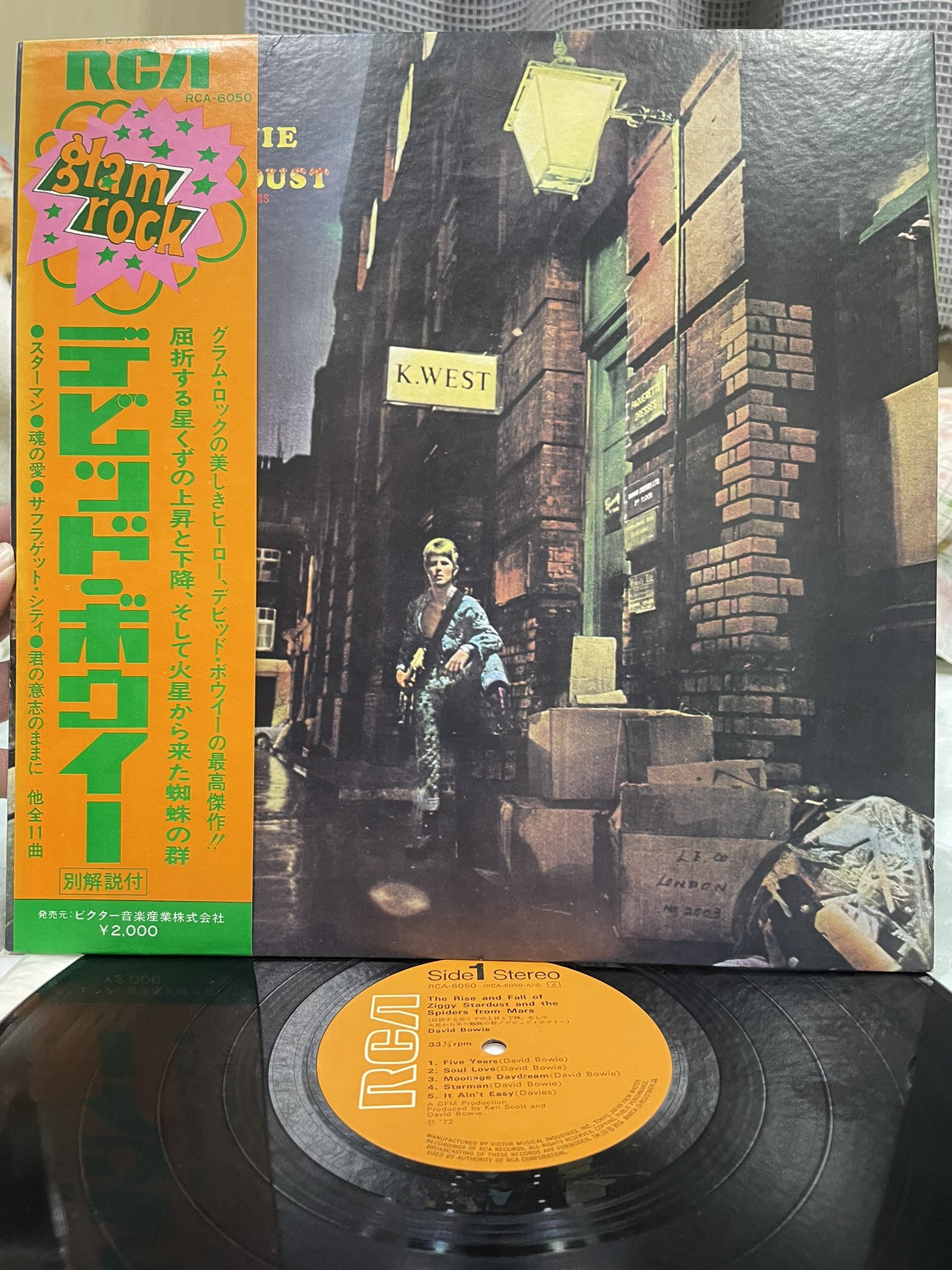 超希少！デヴィッドボウイ屈折する星くずの上昇と下降、そして火星から来た