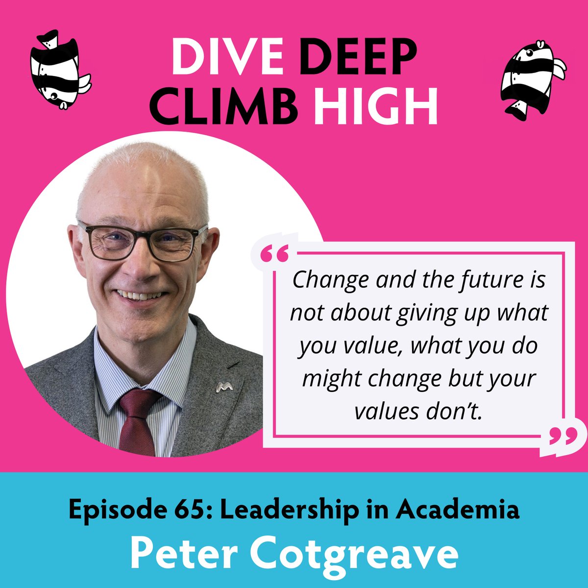 Episode 65 of the Dive Deep, Climb High podcast, out now 🎙️ During this fascinating conversation @PeterCotgreave shares with us his career journey from academic biologist to Chief Executive of the @MicrobioSoc 🎧 Listen:bit.ly/DDCHPodcast #leadership #highereducation