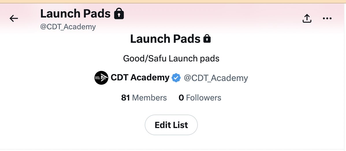 CDT_Academy's tweet photo. IDOs have been crazy this year!

Last month we printed over 50x from just #IDOs

My secret to spot IDOs early??

"Twitter Lists"

I created a Twitter list of over 80 launchpads on major blockchains

You want the list?

Just comment "SEND" and retweet, I'll share the list to your DM!