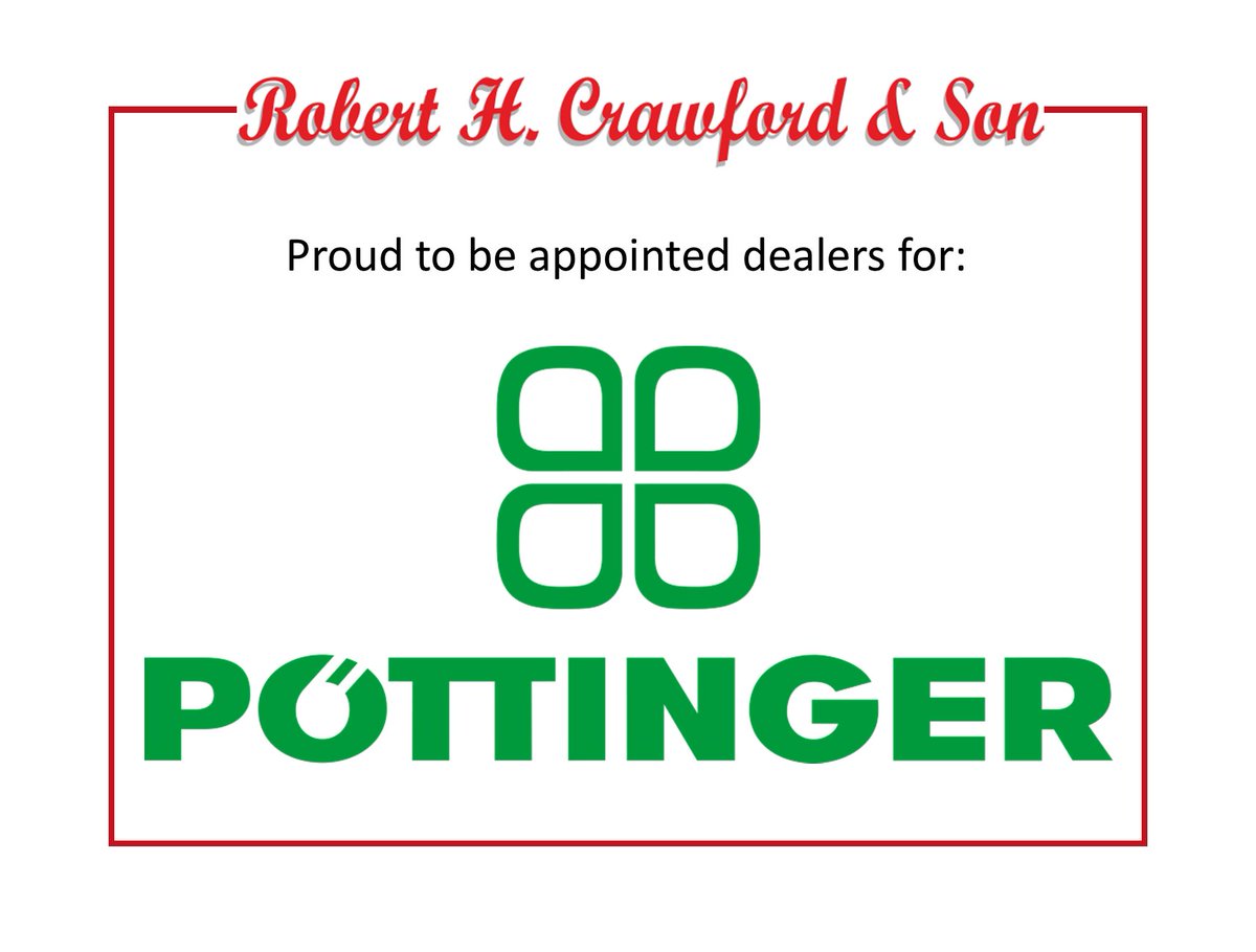 Rhcrawfords's tweet photo. ***ANNOUCEMENT ***

NEW Dealers for PÖTTINGER

We are excited to announce we have been appointed dealers for PÖTTINGER 
Demo equipment will be available this spring with great introductory offers across the range. 

For more information ☎ 01205 750367

https://t.co/JXRuSyq1hB https://t.co/EX7ANmVIb1