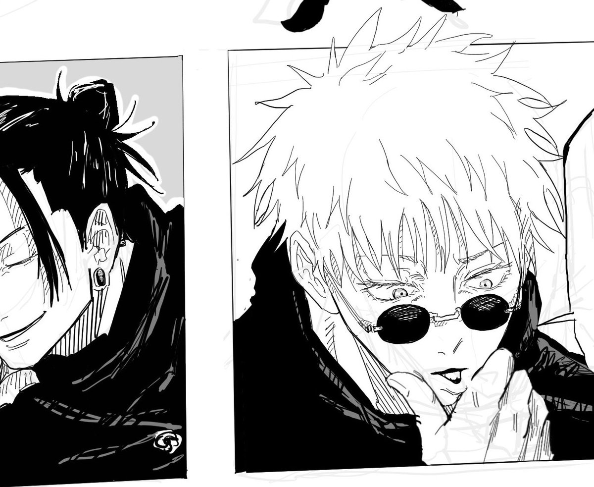 もう二度と完成しないであろう途中まで頑張ったなんちゃって呪漫画風なイラスト供養 