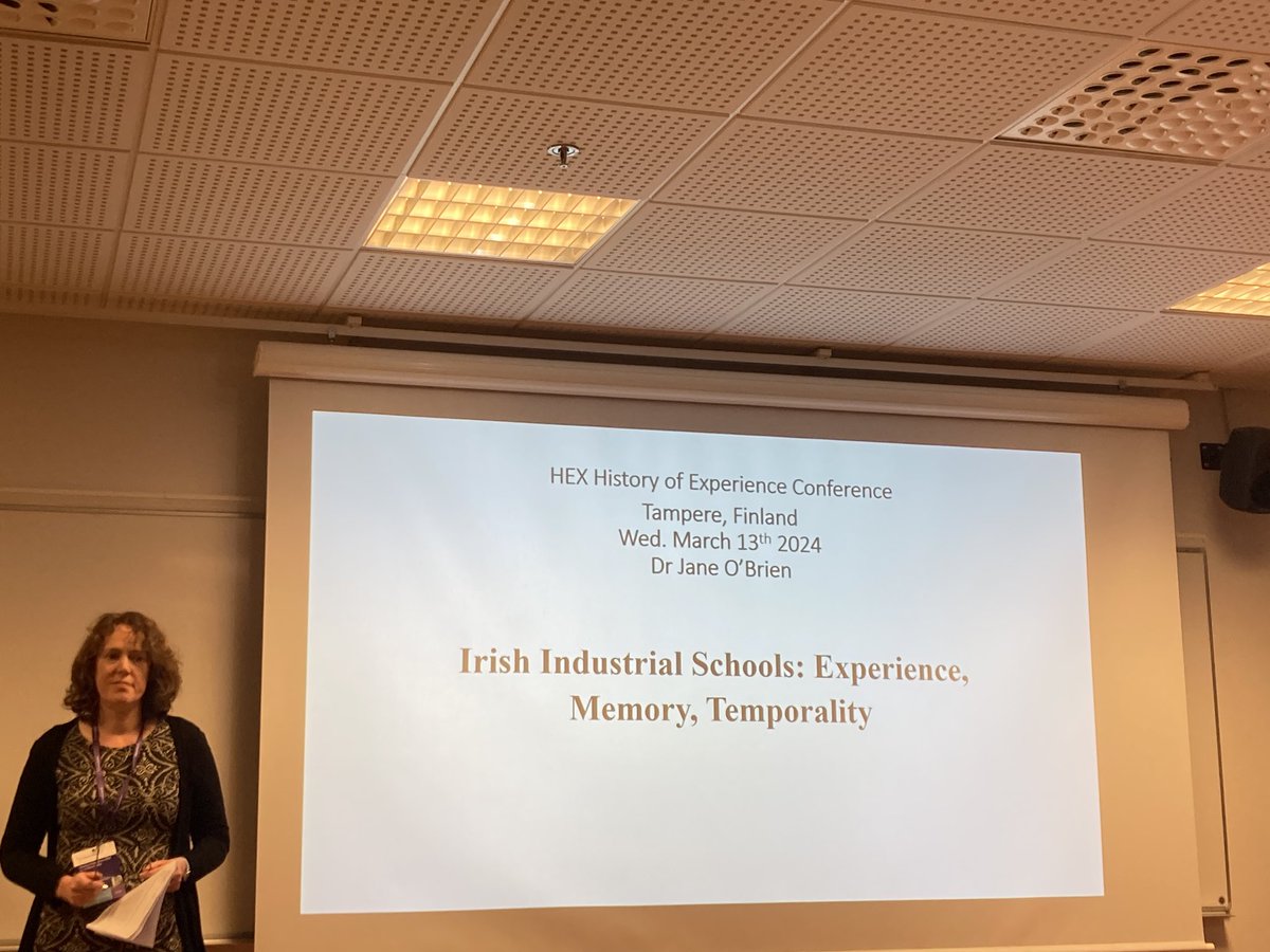Great paper by Jane O’Brien @UL on need to re-consider history of Irish industrial schools by including long history back into 19th century to achieve better understanding of collective responsibility for what went so wrong in 20th century governance & practice. @HEXhistory 2024