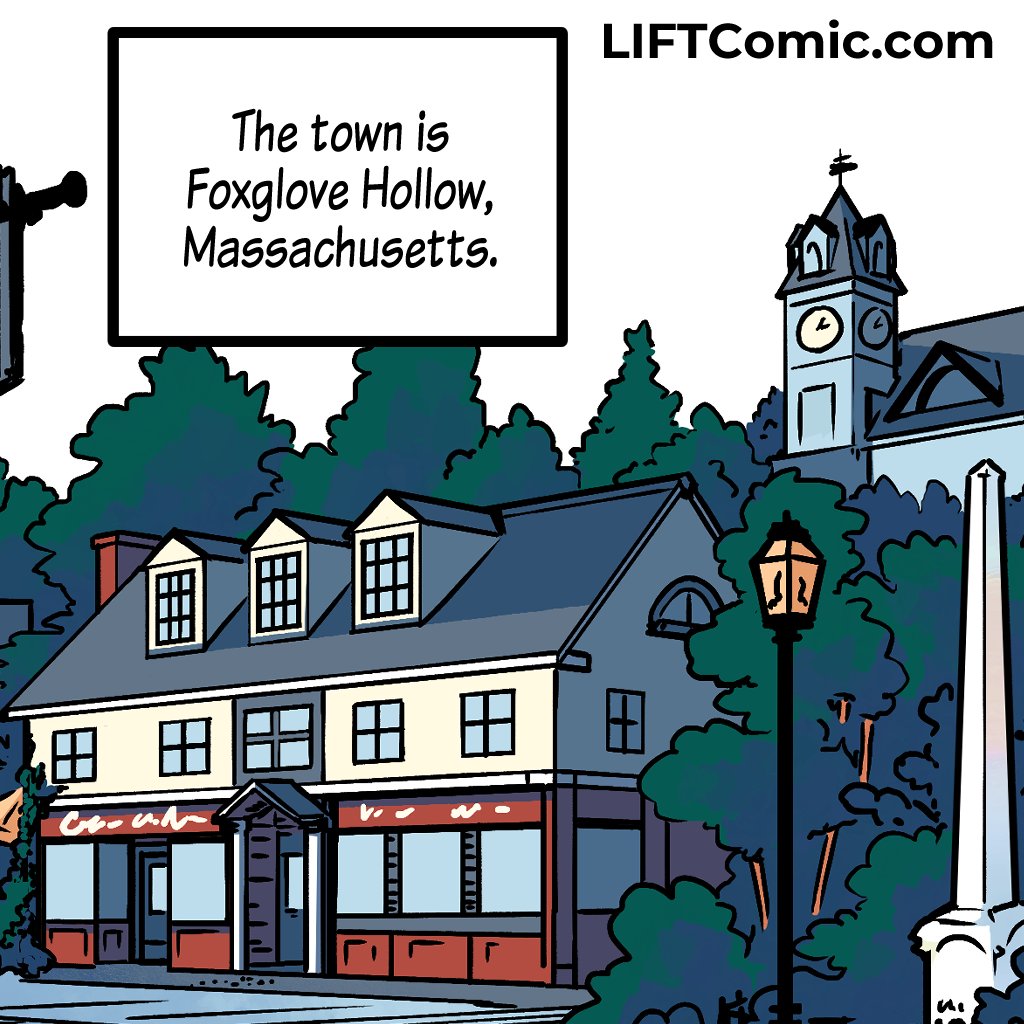 New Living in Future Tense update this morning! Welcome to Foxglove Hollow ♥

NEW PAGE: liftcomic.com