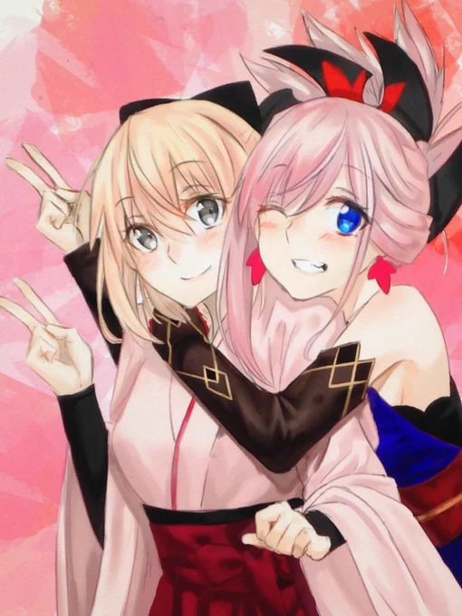武蔵ちゃん #同じキャラで初めて描いたのと最後に描いたのを比較 
