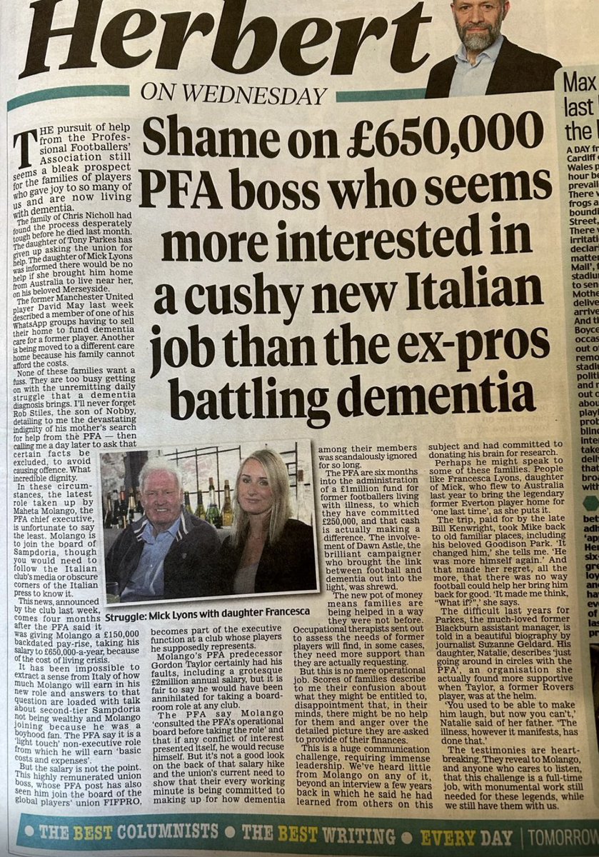 And the dementia scandal continues growing @PFA