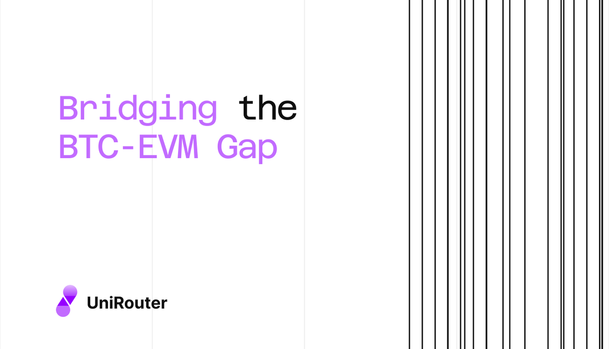 🔥 Bridging the BTC-EVM Gap #UniRouter Bridge closes the gap between #Bitcoin and EVM networks, focusing on inscription assets such as Atomicals and Ordinals. $URO