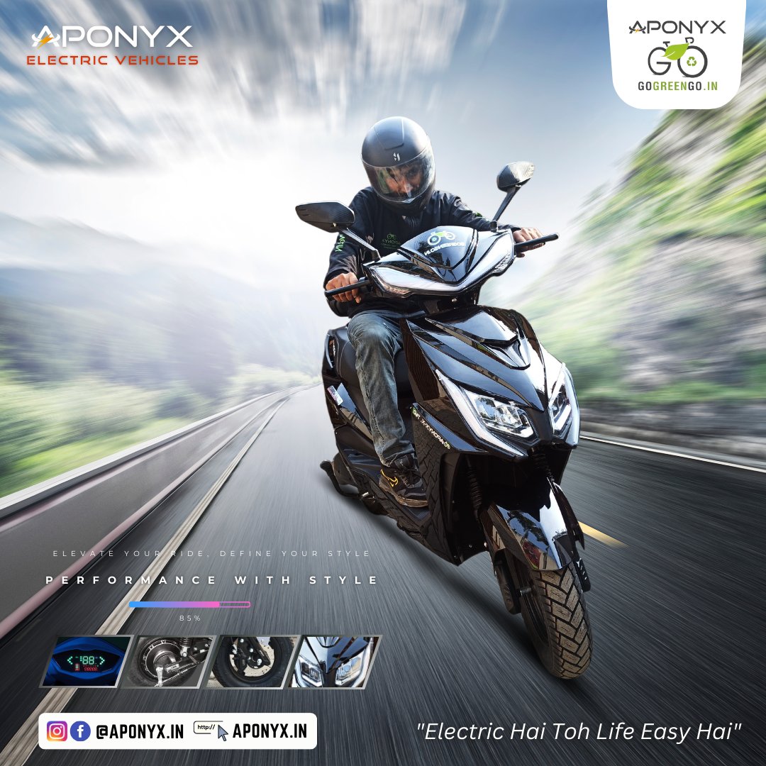 Aponyxin's tweet photo. Beat the summer heat! Cruise in style with our X2 electric scooters.

🤙+91-8585900211
📥 info@aponyx.in
⚡Electric Hai Toh Life Easy Hai!

#EV #electric #escooter #scooter #scooty #escooty #batteryscooter #electricvehicles #electricscooter #gujarat #delhi https://t.co/M66ISpmSQm