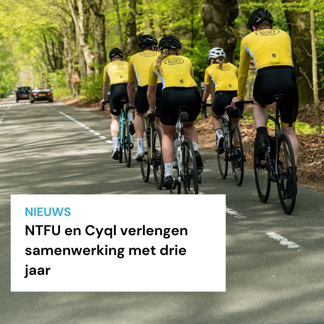 🤝🎉 Onze samenwerking met de Cyql app is verlengd. Dat betekent dat NTFU verenigingen ook de komende drie jaar kosteloos gebruik maken van de app! Meer weten? ➡️ bit.ly/CyqlxNTFU