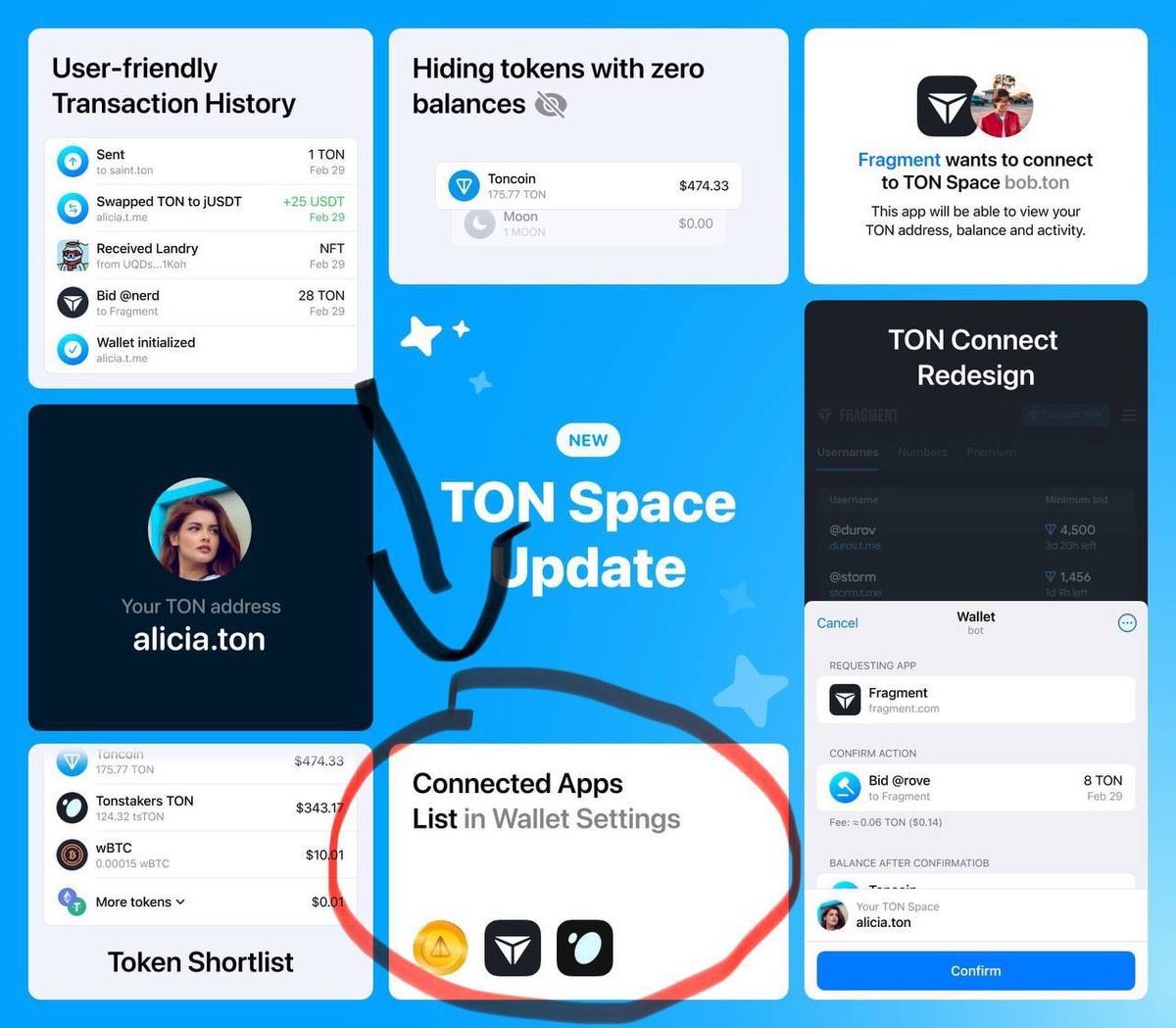 🙀👉<a href="/wallet/">OKX Wallet</a> introduced a "significant update" for #TON Space yesterday.The settings menu now showcases an in-depth list of linked #dApps to your wallet. With #TON Space, you can now make payments for @Telegram #premium, #usernames &amp; #incognito numbers on Fragment.#Bullrun2024