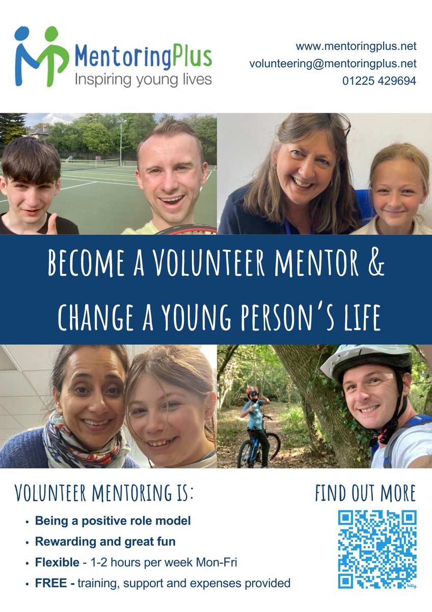 Volunteering opportunities with Mentoring Plus #MentoringPlus #volunteering