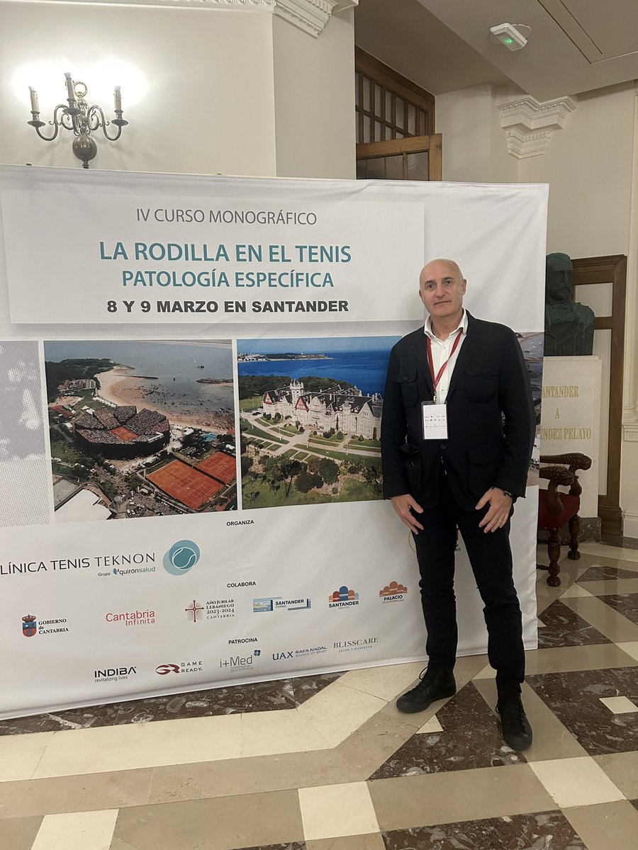 Gracias a la organización del IV Curso monográfico sobre la rodilla del tenis <a href="/ClinicaTenis/">Clinica del Tenis</a> y, especialmente, a su Director Angel Ruiz Cotorro por contar conmigo como ponente y poder disfrutar y compartir 2 días de experiencias y conocimiento con el resto de ponentes y asistentes