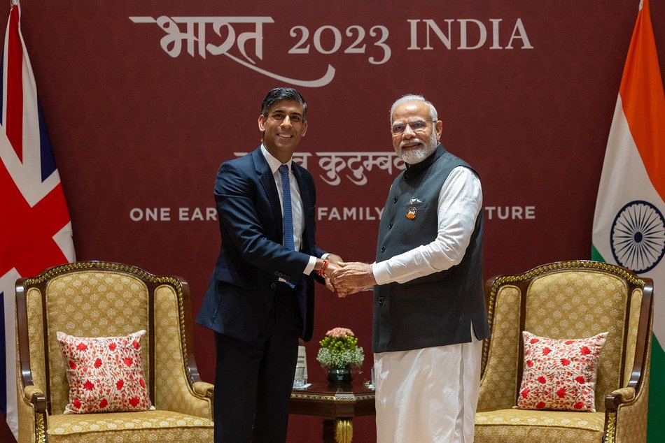 🇬🇧🤝🇮🇳 Prime Minister @RishiSunak and Prime Minister @NarendraModi discussed the thriving partnership between the UK and India. Read more: gov.uk/government/new…