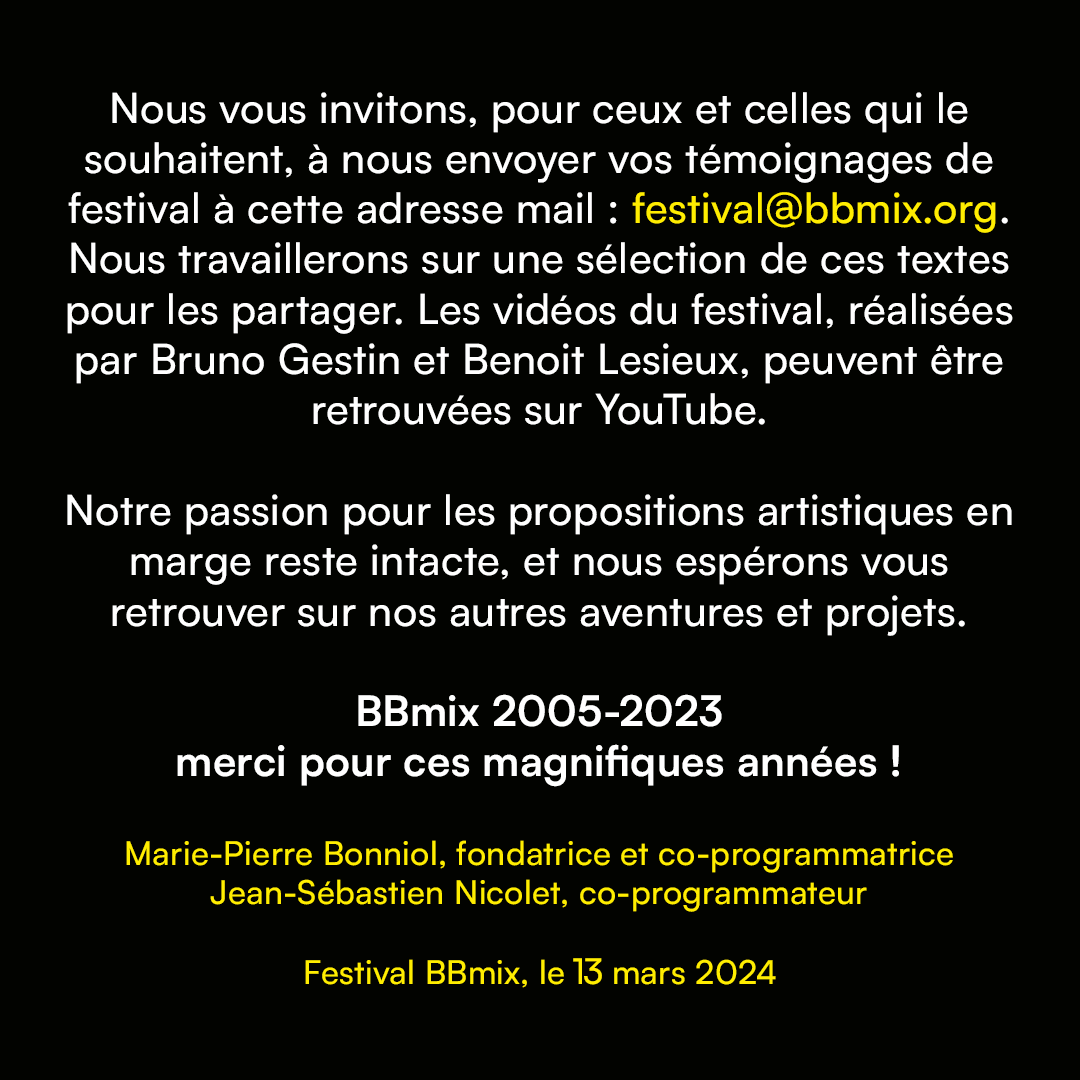 Festival BBMIX tweet media
