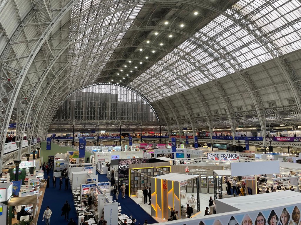 We’re at the @LondonBookFair today and tomorrow sharing our work and building international connections. If you’re at the fair, come and say hi. We’re at the International Welcome Point (2C120) #LBF24