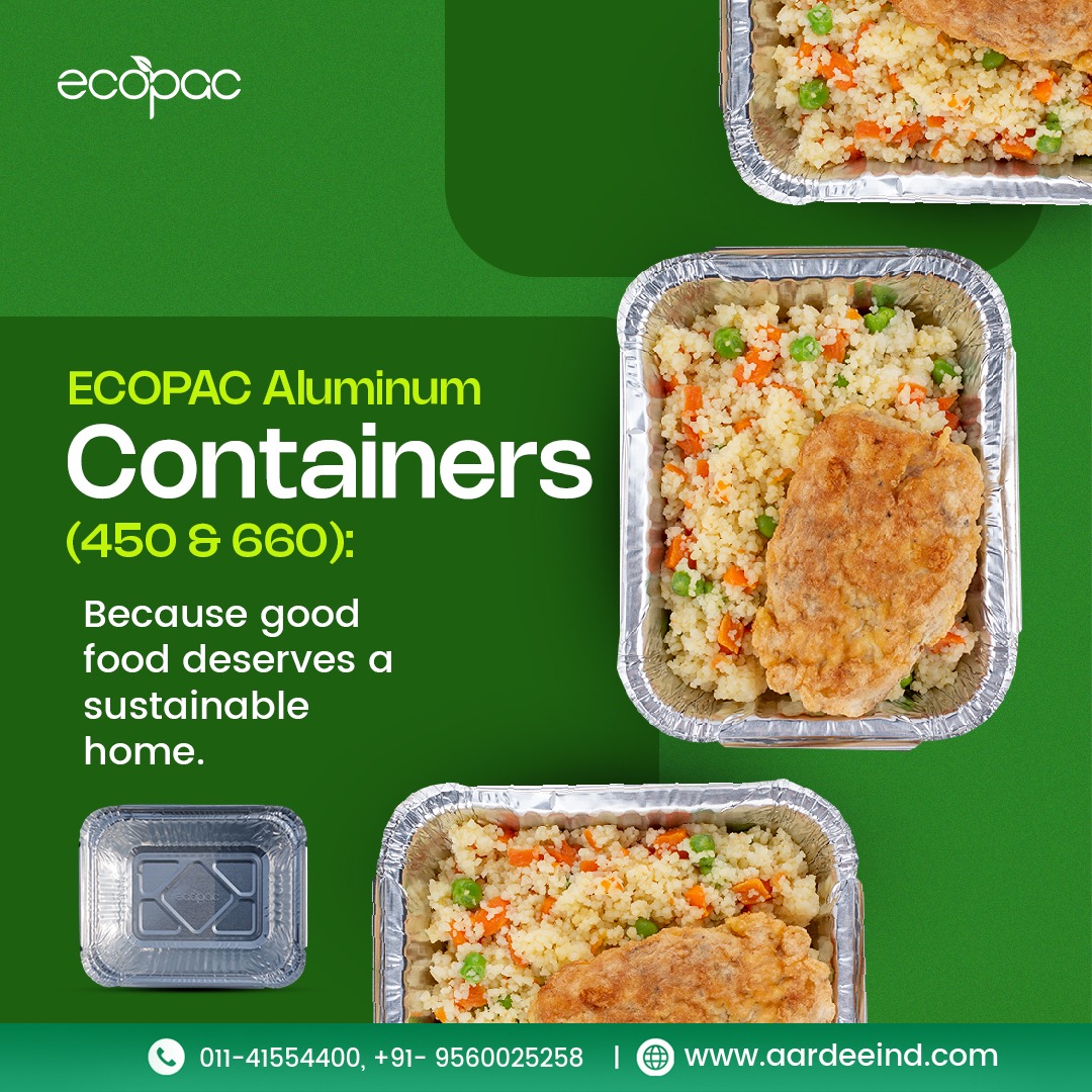 🔹 Keep your food fresh and the planet green with our durable, reusable container. 

#EcopacSustainability #EcoFriendlyLiving #reducewaste #GreenSolutions #SealWithEcopac #SustainableChoices #PlasticFree #savetheplanet #EcoLiving #GreenFuture #AluminiumFoil #ClingFilm