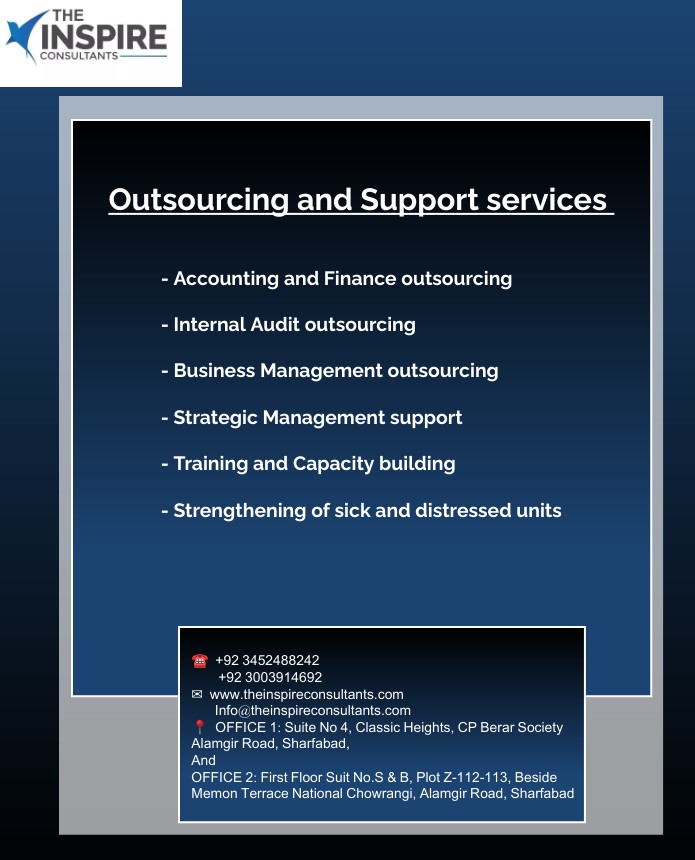 The Inspire Consultants are engaged in providing Outsourcing and Support services.

#OutsourceSupportPros #SupportSolutions #OutsourcingExcellence #CustomerCareOutsourced #SupportingSuccess #OutsourceToThrive #SupportingYourBusiness #EfficientOutsourcing #ClientSupportServices