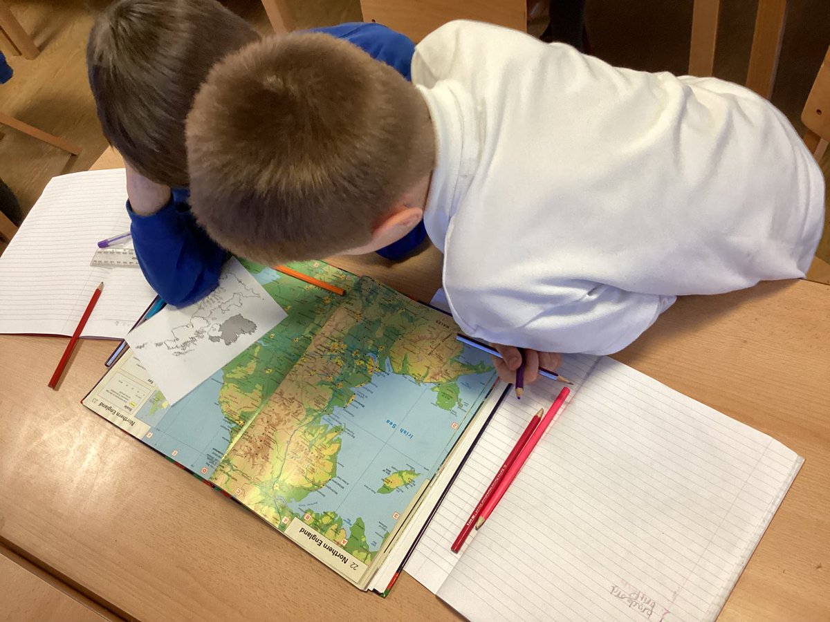 JCAWakefield's tweet image. A great Geography lesson with Year 3 exploring links between place names and which settlers may have named these. We used atlases to find these and discussed whether we could spot any patterns based on location 🗺 @JCA_Geography #Mapskills