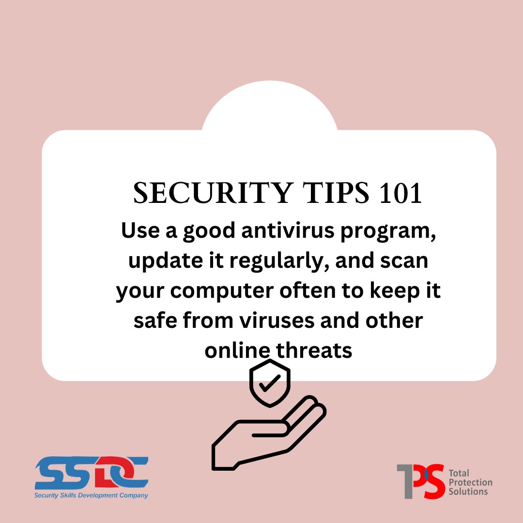 ssdcng's tweet photo. Protect your computer with an updated antivirus program.

Run regular scans to safeguard your computer from malware and cyber threats.
.
ff @ssdcng
.
.
.
.
.
#ssdcng #Lagos #Abuja #Nigeria #StaySafeOnline #ProtectYourself #Antivirus #DataProtection #CyberSecurityThreats https://t.co/1MQDvsMIIv