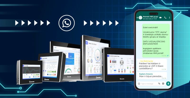 ZTFLasma's tweet photo. Join the Weintek HMI group!
✅ Communicate between #HMI users across the Baltics
✅ Get special offers and work tips
✅ Receive support from HMI enthusiasts

Join ⤵
https://t.co/Gha4RKfCOP
All communication is in Latvian or English.

#Weintek #Illot #HMIPanel #HMIpanels https://t.co/rXAxxM8mRj