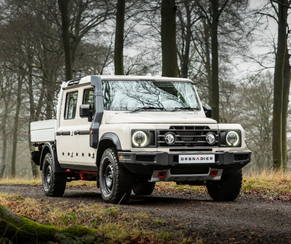 Introducing the Grenadier Quartermaster Chassis Cab – a five-seat double cab with the same rugged frame as the iconic Quartermaster pick-up. Tailored for specialist converters and commercial builders.

Register your interest here: brnw.ch/21wHPf1