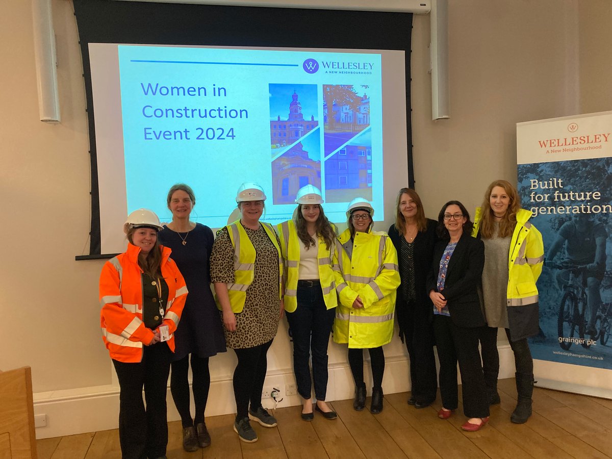 Andrea Hughes was thrilled to be invited to commemorate International Women’s day on Friday by presenting at a ‘Women in Construction’ seminar organised by Grainger plc’s Lucy Crockford.