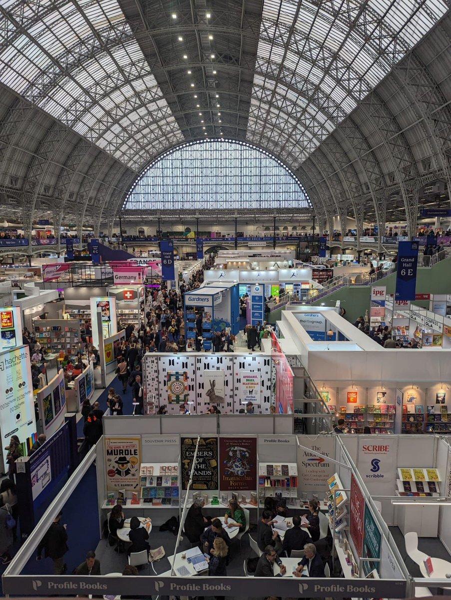 Ready for day 2 at @LondonBookFair 📚 📚 If you’re visiting the London Book Fair this week, pop by the P&S stand to say hello and take a look at our fabulous selection of titles 👋 🛍️