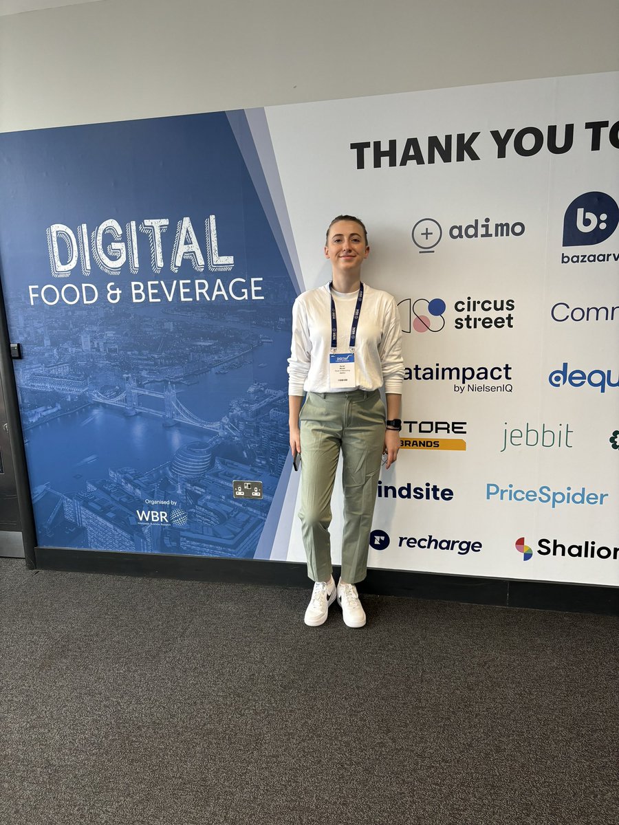 Out here for day 2 looking like the intern that’s been let loose for the day 🙄 If you’re here, tired of the same old chat and want to keep commerce simple - come find <a href="/getadimo/">Adimo</a> 🤌🏼

#digitalfoodandbeverage