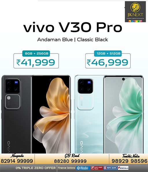 JKNextMobiles's tweet photo. Show off your expertise with a stylish design and ZEISS pro portrait camera on the new vivo V30 Pro. Get yours now!  Call 88280 99999.

#Vivo #BestDeals #Thane  #hiranandaniestate #naupada #tembhinaka https://t.co/zrSUGVUStk