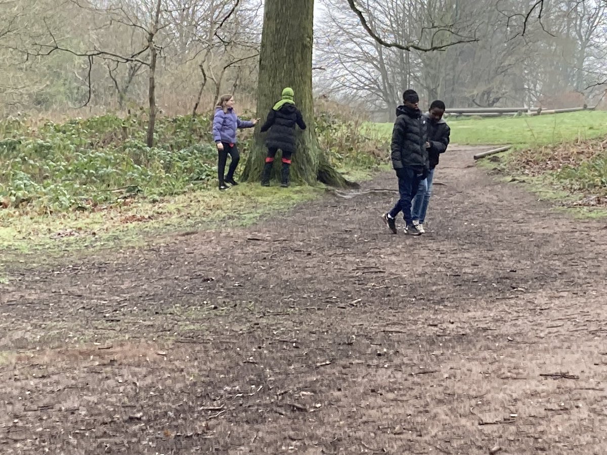 7A4 trust a partner to guide them through the forest ready to identify trees #challengeyourself @MoretonSchool