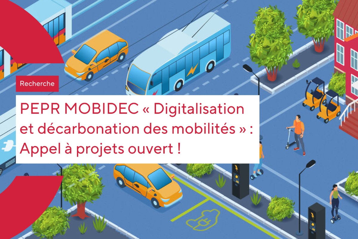 🔍 Le PEPR #MOBIDEC publie son premier #AAP destiné à sélectionner des projets autour du thème de la digitalisation et de la décarbonation des #mobilités ➡️ brnw.ch/21wHPhy Financé par #France2030, ce PEPR est co-piloté par @IFPENinnovation et l'#UnivEiffel 🤝