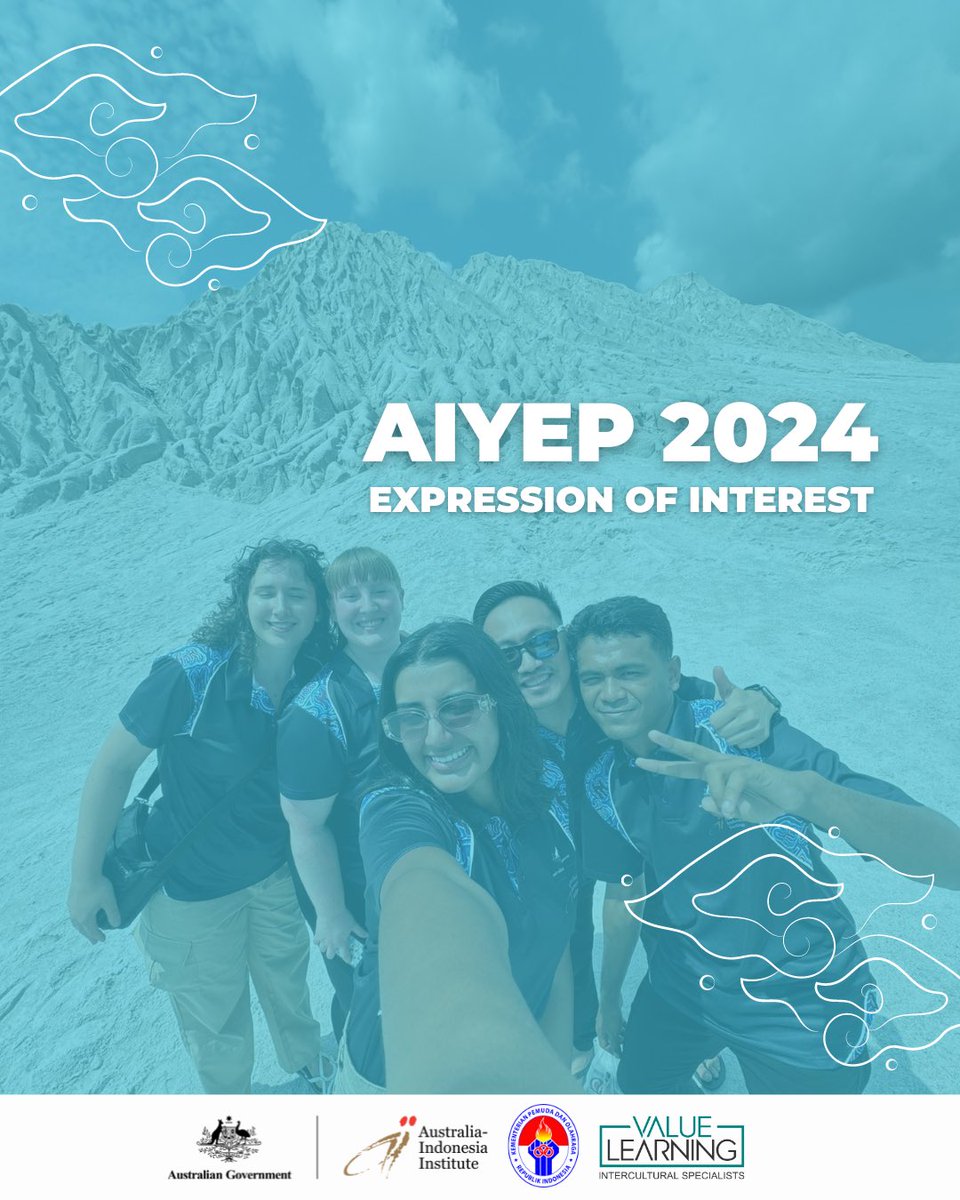 We are taking expressions of interest for AIYEP 2024! ✨

Register via the link: bit.ly/AIYEP2024EOI 

You can also find out more about the program at: valuelearning.com.au/aiyep 

#aiyep #aiyep2024