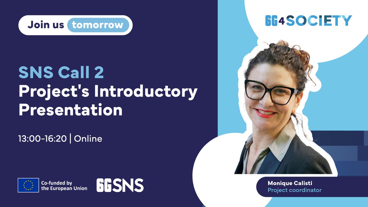 👩🏻‍💻👨🏻‍💻 Join us to hear more about what we want to achieve in the next 2 years! @6G_SNS is hosting a webinar tomorrow to present all 6G projects launched in Jan '24. This wave of projects is critical in establishing a solid R&I foundation for Europe. 👉 bit.ly/SNSJUweb