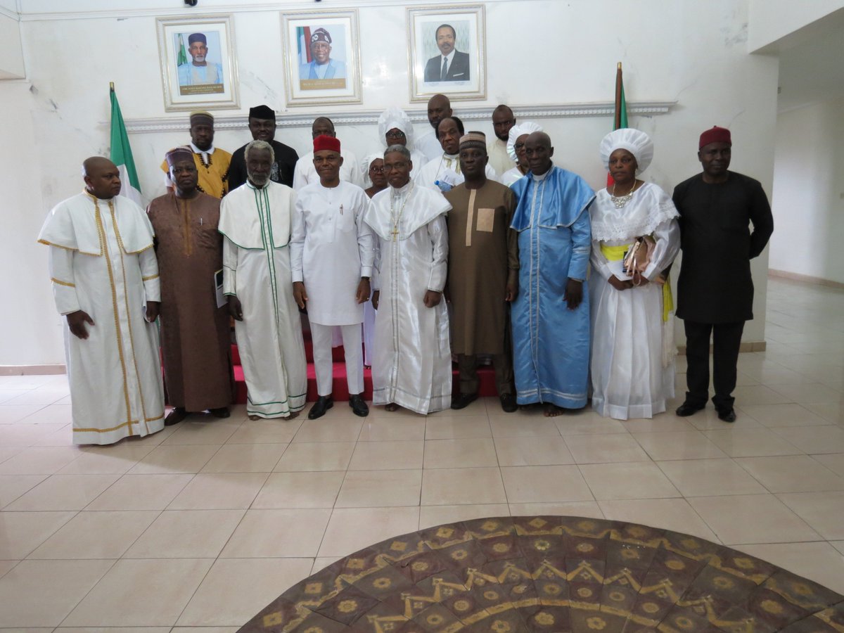 officialNHC_Yde's tweet photo. A courtesy visit to the High-Commission by the President of the Celestial Church of Christ Worldwide on the 8 of March 2024. https://t.co/MBMsf6CkFo