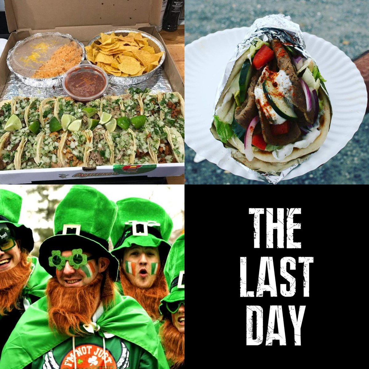 What day are you coming to Scorpion this week? All of them? Hey - us too - see you there! ❤️ Thursday: AZTK Street Tacos / Friday: 2 Bold Chefs /  SATURDAY: St. Patrick's Giveaways &amp; MORE at Scorpion / Scorpion's Last Day: Sunday, March 17th