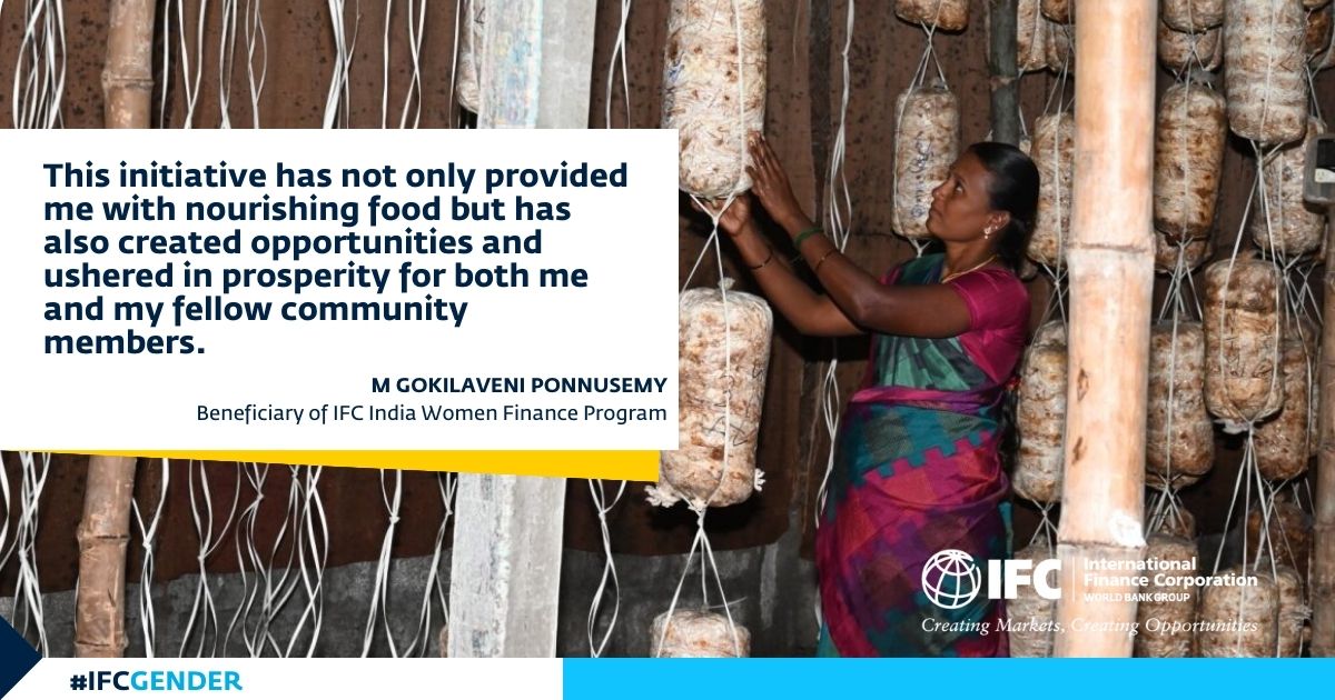 Women-owned businesses are a key contributor to 🇮🇳’s economy, yet they face a whopping $11.4 billion financing gap. To help bridge this gap,@IFC_org & @WorldBankIndia supported @DAY_NRLM to: ➡️Boost finance for women-led businesses ➡️Increase financial literacy training #IWD2024