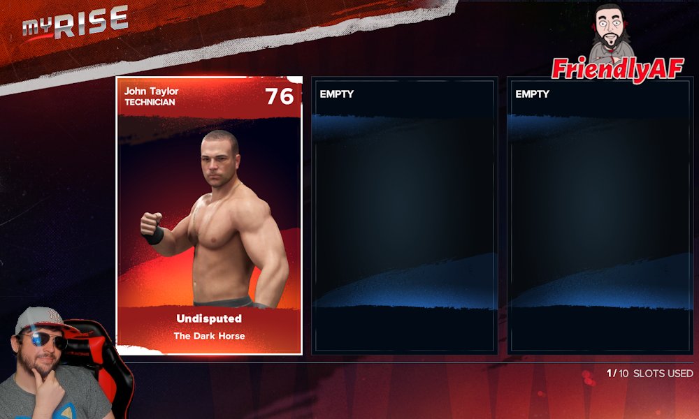 FriendlyAF88's tweet image. The Friendliest Streamer is LIVE on Twitch &amp;amp; Kick

time to get back to my MyRise on #wwe2k24, what's next for John Taylor 😆 Get ready for some pun-tastic fun 😆

#b42empire #TeamB42 #sillyboicrew

Twitch: twitch.tv/friendlyaf88
Kick: kick.com/friendlyaf