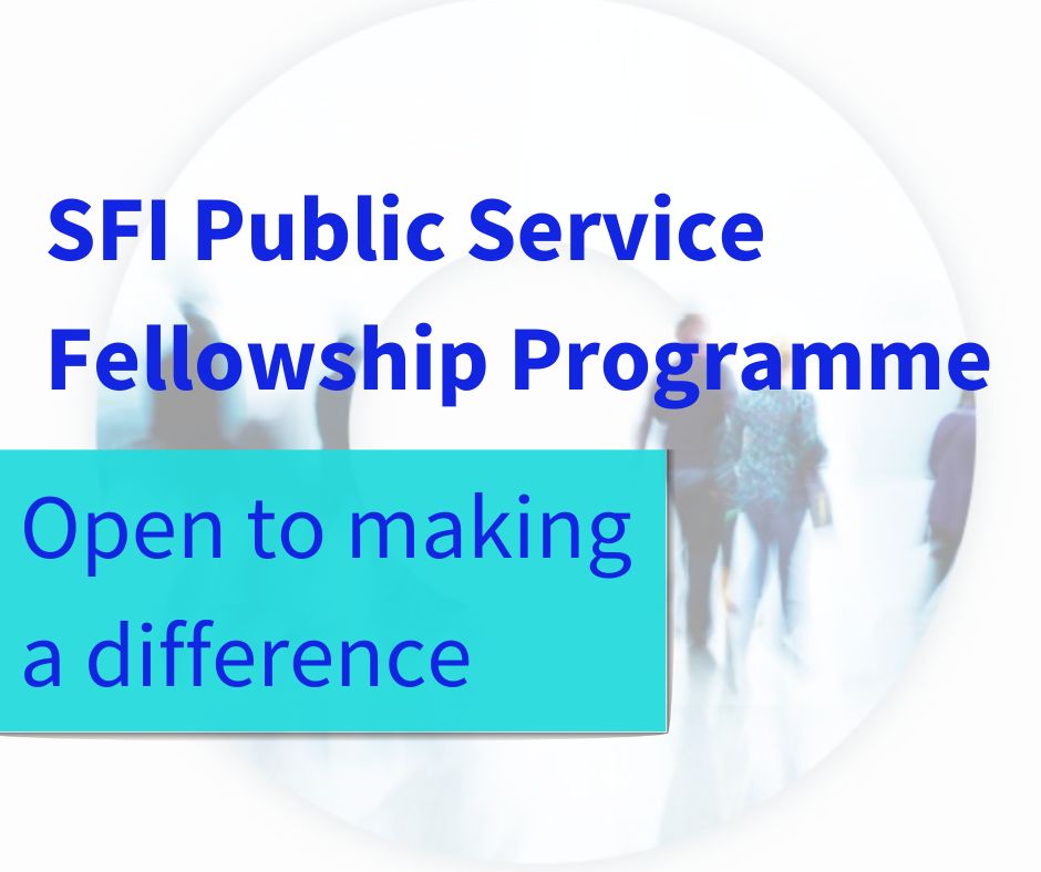 Minister @SimonHarrisTD today announced 14 research funding awards through SFI’s Public Service Fellowship programme. Researchers to be seconded to Government departments/agencies and work on specific collaborative research projects bit.ly/3IBhVZG #irishresearch