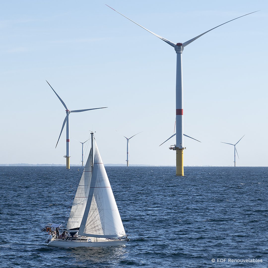 🎉Le parc éolien de Saint-Nazaire - 1er parc éolien en mer de France - célèbre son 1er anniversaire 🎂. En 2023, les 80 éoliennes du parc ont produit 1,5 TWh, généré la création de 100 emplois pérennes et attiré 8000 visiteurs🌊. #EolienEnMer #DLDJuin