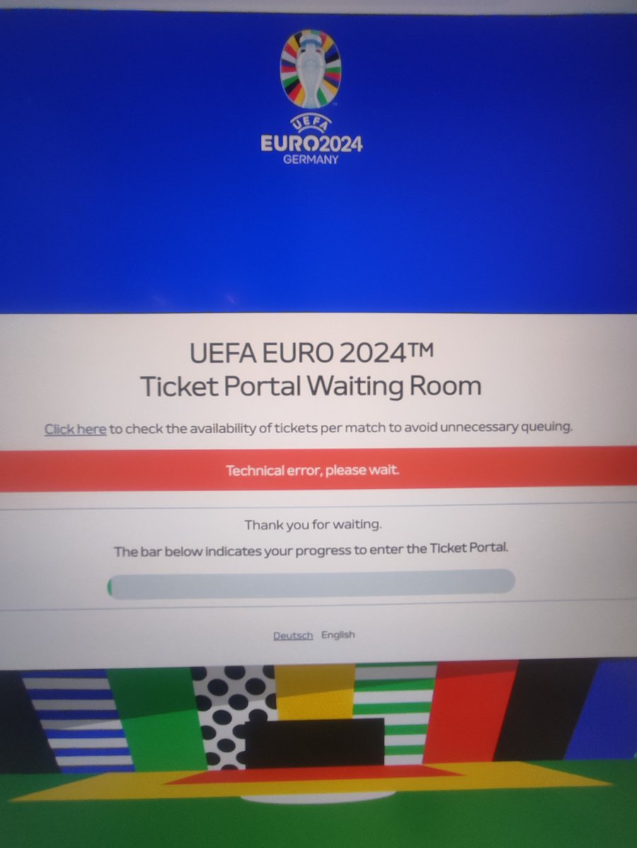 LucasHybord's tweet photo. @EURO2024 What a shame. Been waiting since 10am for this.. https://t.co/f5JFWKPZpK