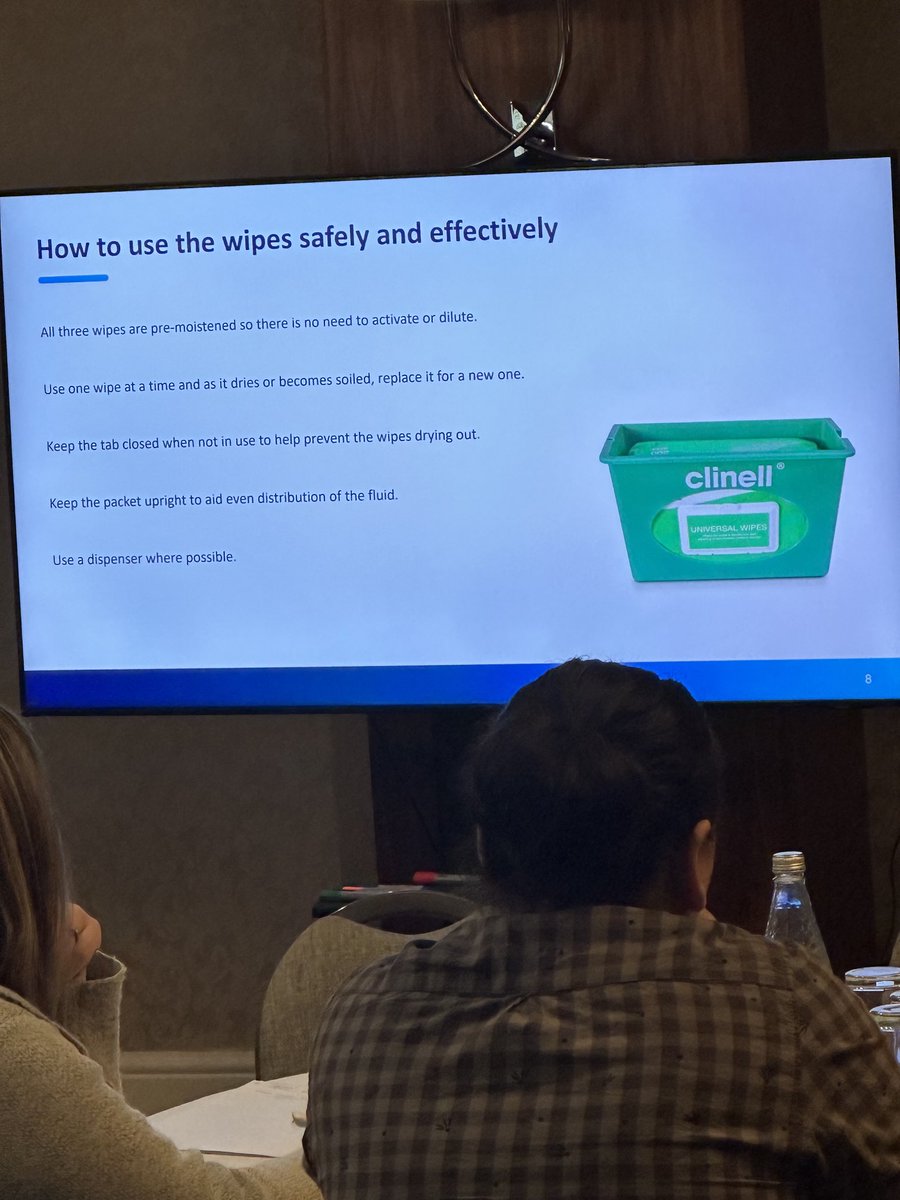 How do you use wipes effectively. Top tips, you don’t need a handful of wipes at the same time. Don’t drench the equipment, one wipe at a time. Keep the tab closed to help stop the wipes drying out and don’t store flat