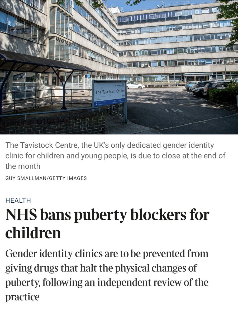 We can only hope that the NHS ban on puberty blockers for kids will begin a global trend. Between 80-90% of adolescents referred to the Tavistock were same-sex attracted. The NHS was practicing gay conversion therapy in plain sight.