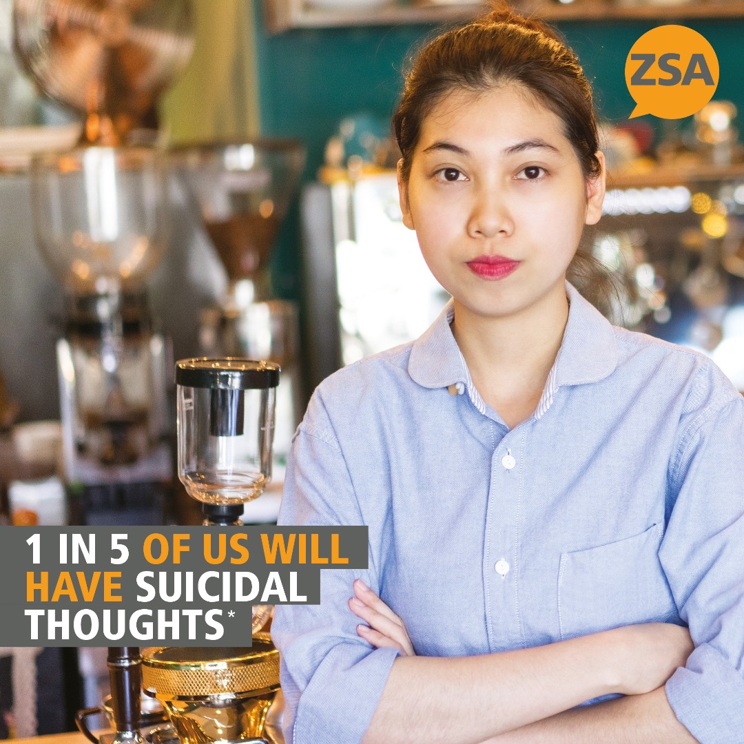 1 in 5 of us will experience thoughts of suicide. If someone you know was struggling with suicidal thoughts, would you know what to say? Our FREE online #SuicideAwareness training can help 👇 🔗zerosuicidealliance.com/training #SuicidePrevention #FreeTraining #1in5