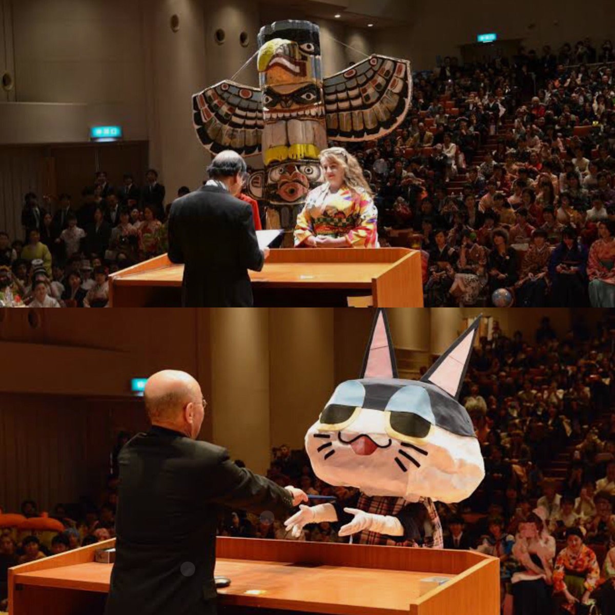 yeskiri's tweet photo. 京大の卒業式ぶっ飛んでて草 https://t.co/EneCmDSrOk
