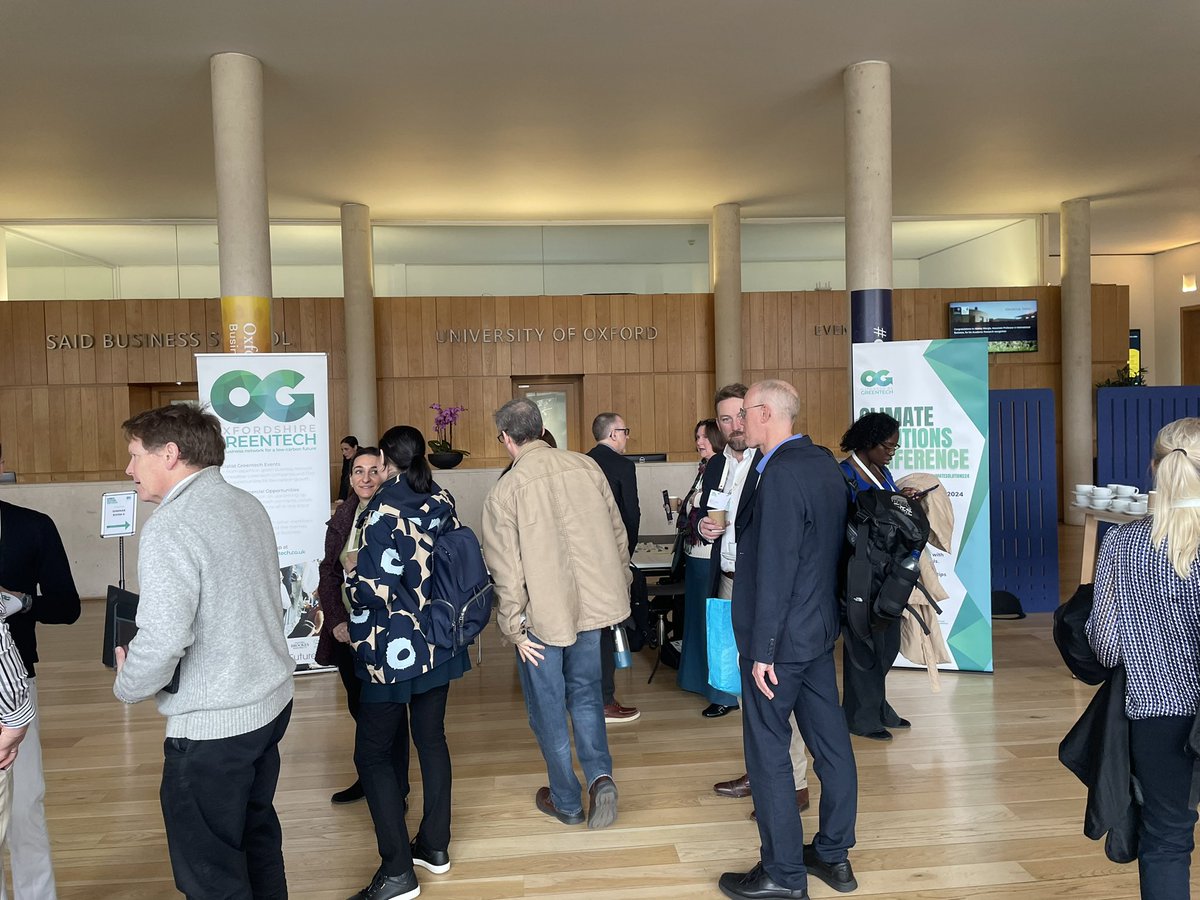 Has been a while since I last posted, but nice to have a moment to sit down and take stock at the wonderful #ClimateSolutions24 conference <a href="/Ox_Greentech/">Oxfordshire Greentech</a> 
This brings together climate tech with the sustainable transition; both extremely active areas here in #Oxfordshire!