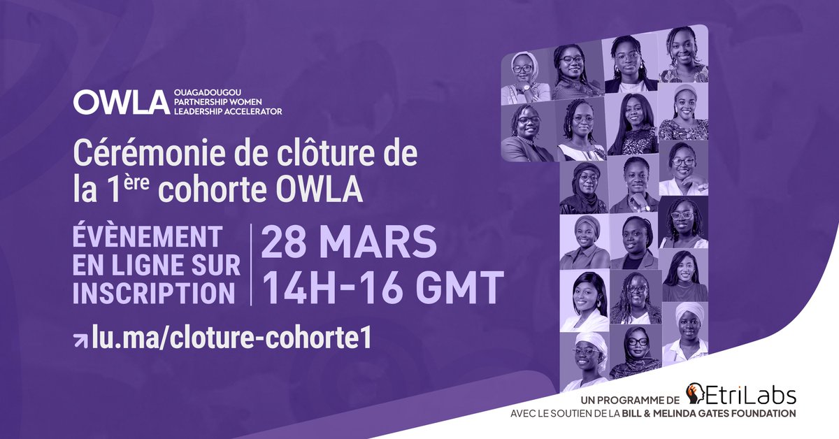 ✨𝐂𝐞́𝐥𝐞́𝐛𝐫𝐨𝐧𝐬 𝐞𝐧𝐬𝐞𝐦𝐛𝐥𝐞 𝐥𝐞𝐬 𝐚𝐜𝐪𝐮𝐢𝐬 𝐝𝐞 𝐥𝐚 𝟏𝐞̀𝐫𝐞 𝐜𝐨𝐡𝐨𝐫𝐭𝐞 𝐎𝐖𝐋𝐀 !
Rejoignez-nous le jeudi 𝟐𝟖 𝐦𝐚𝐫𝐬 𝟐𝟎𝟐𝟒 à partir de 𝟏𝟒𝐡𝟎𝟎 𝐆𝐌𝐓 pour la 𝐂𝐞́𝐫𝐞́𝐦𝐨𝐧𝐢𝐞 𝐝𝐞 𝐜𝐥𝐨̂𝐭𝐮𝐫𝐞 𝐝𝐞 𝐥𝐚 𝐜𝐨𝐡𝐨𝐫𝐭𝐞#𝟏 𝐎𝐖𝐋𝐀. Cette